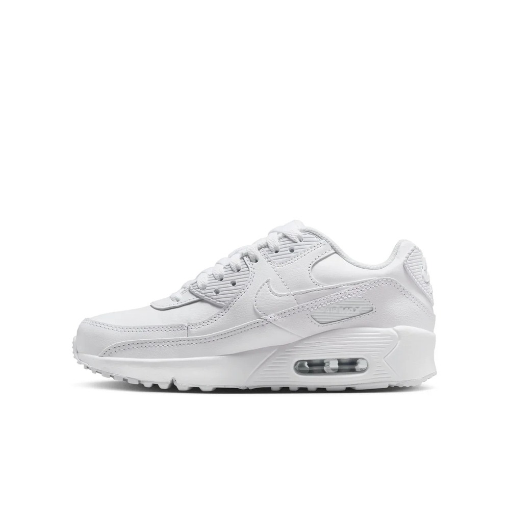7Y / 8.5W - [NEW] Kid's Nike Air Max 90 LTR Shoes 'White' CD6864-133